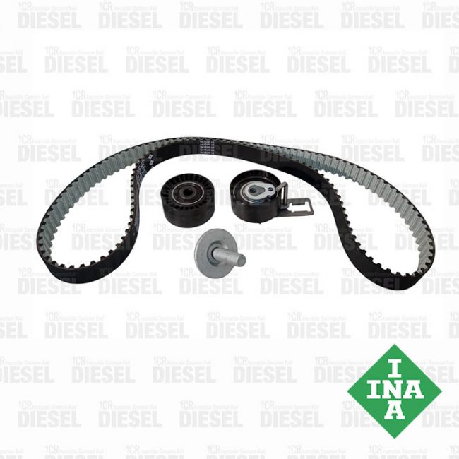 Kit de distribución (Correa) Citroen 1.6 Berlingo (2012-2017) - CElysee (2013-2022) - C3 - C4 (2012-2017) / Peugeot  Partner 1.6 (2012-2017) Código 0831-Q1 INA Alemania