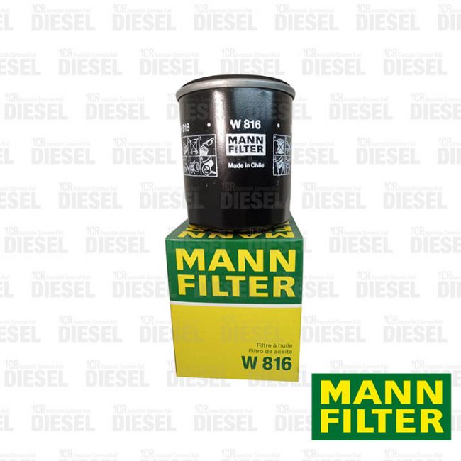 Filtro Aceite Chevrolet Dmax 2.5 (2015-2019) Euro 5 Código W816 MANN