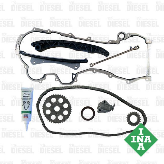 Kit de distribución (Cadena) Fiat Fiorino City - Doblo 1.3 / Peugeot Bipper 1.3 (2011-2018) / Citroen Nemo 1.3 (2012-2017) Código 46804589 INA Alemania