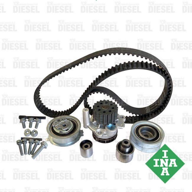 Kit de distribución (Correa) +bomba agua Volkswagen Amarok 2.0 (2010-2022) Código 036109244K INA Alemania