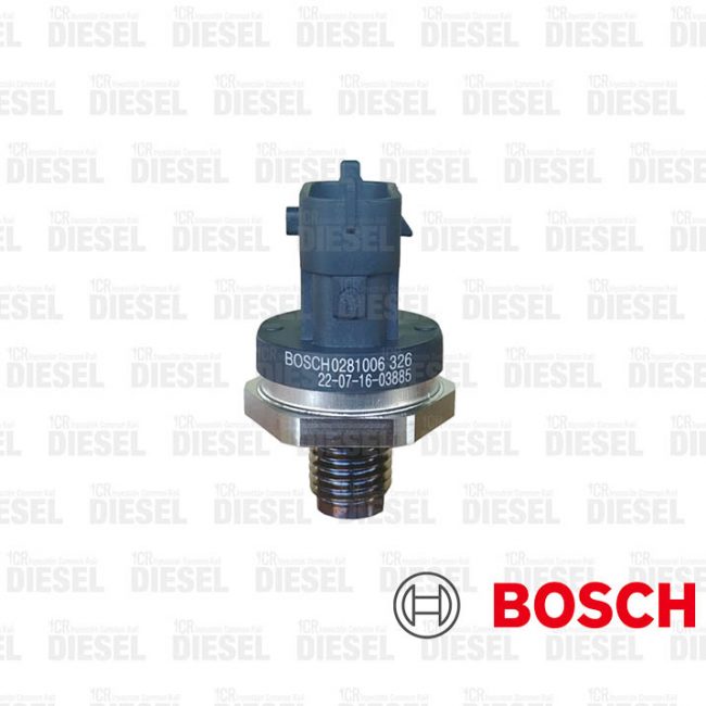 Sensor de presión de riel Bosch Jac 2.7 - Cummins F350 F4000 Código 0281006326