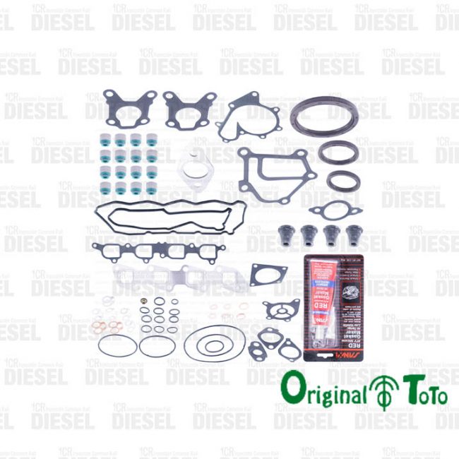 Juego empaquetadura motor Nissan Navara 2.5 (2007-2016) / Terrano D22x 2.5 (2009-2015) Código A0101-EB70A Toto