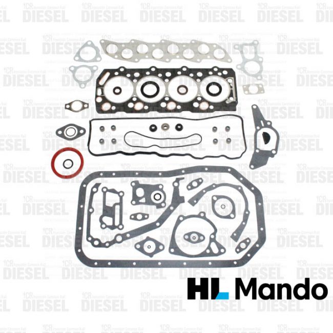 Juego empaquetadura motor Hyundai Porter 2.5 (1998-2010) - H1 2.5 (2005-2010) - Terracan 2.5 (2001-2003) / Kia Frontier 2.5 (2005-2011) D4bh - D4bf Código 20910-42B00 Sin asbesto