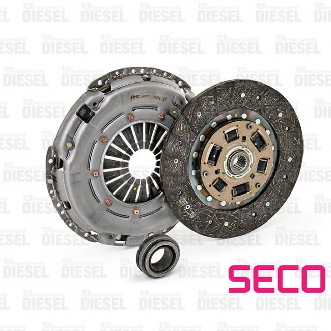 Kit embrague (Disco, Prensa y Rodamiento) Hyundai 1.5 D4FA Accent New - Getz (2006-2011) - Matrix (2005-2007) Código 41100-23510 Seco Corea